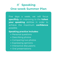 Plan verano speaking